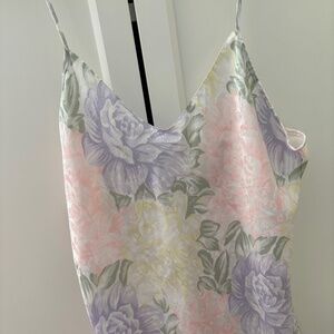Pastel Floral Print Nightgown